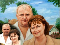 Портрет маслом на холсте по фото