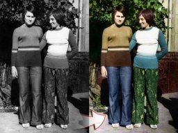 Раскраска чёрно-белых фотографий на заказ Одесса