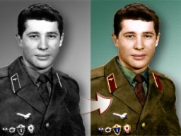 Восстановление цветности на чёрно-белой фотографии Одесса